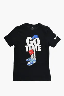 Discount 3 BRAND T-shirt Girocollo GO TIME CAPMANDO Con Stampa Frontale Bambino Abbigliamento