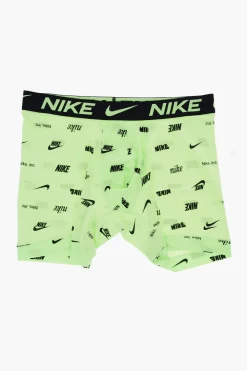 3 Paia di Boxer con Banda In Vita Logata>Nike New