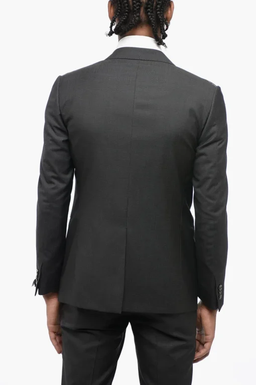 Abito 1 Bottone CERIM ACADEMY a Pois Svizzero uno Spacco E Revers a Lancia>Corneliani Discount