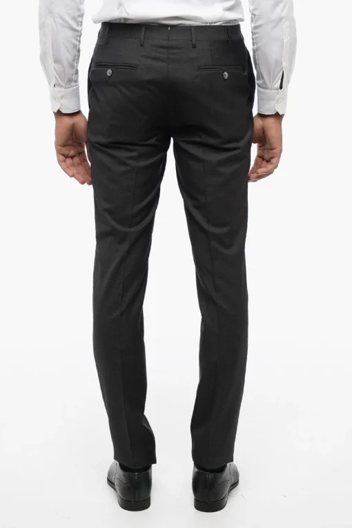 Abito 1 Bottone CERIM ACADEMY a Pois Svizzero uno Spacco E Revers a Lancia>Corneliani Discount