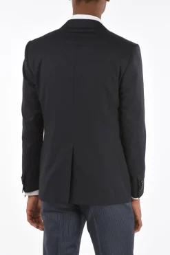 Outlet Abito 3 Pezzi CERIM.ACADEMY In Lana Vergine con Pantaloni a Righe Uomo Completi