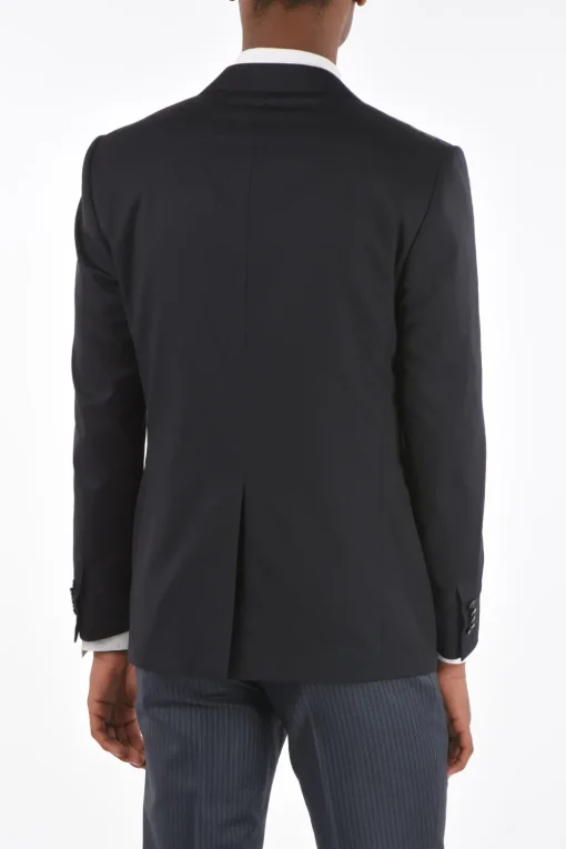 Outlet Abito 3 Pezzi CERIM.ACADEMY In Lana Vergine con Pantaloni a Righe Uomo Completi