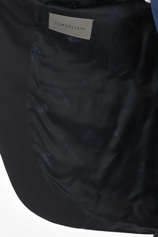 Outlet Abito 3 Pezzi CERIM.ACADEMY In Lana Vergine con Pantaloni a Righe Uomo Completi