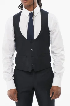 Best Abito 3 Pezzi CERIMONIA ACADEMY con Rever a Scialle Uomo Completi