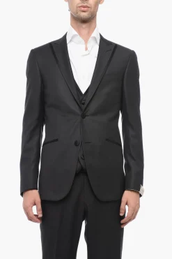 Best Abito 3 Pezzi CERIMONIA ACADEMY con Dettagli in Satin Uomo Completi
