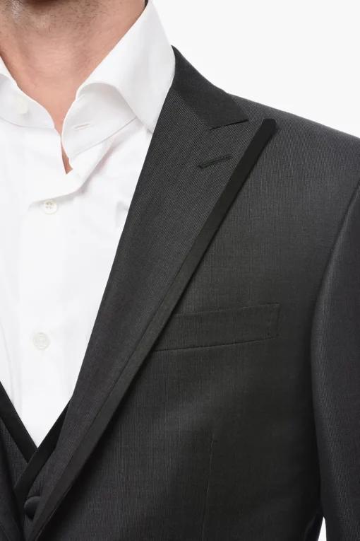 Best Abito 3 Pezzi CERIMONIA ACADEMY con Dettagli in Satin Uomo Completi