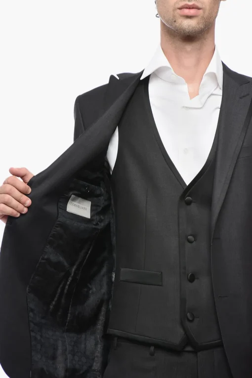 Best Abito 3 Pezzi CERIMONIA ACADEMY con Dettagli in Satin Uomo Completi