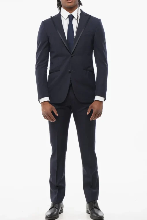 Abito 3 Pezzi CERIMONIA ACADEMY con Dettagli in Satin>Corneliani Discount