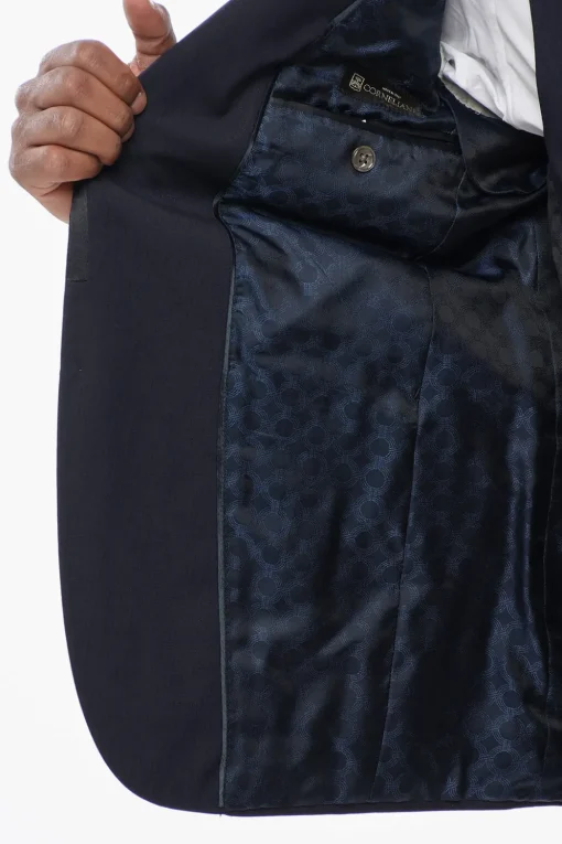 Abito 3 Pezzi CERIMONIA ACADEMY con Dettagli in Satin>Corneliani Discount