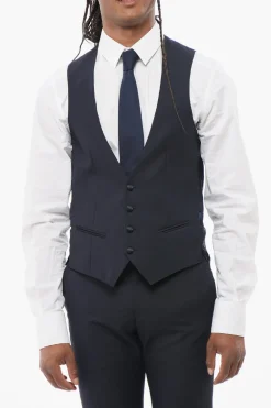 Abito 3 Pezzi CERIMONIA ACADEMY con Dettagli in Satin></noscript>Corneliani Discount