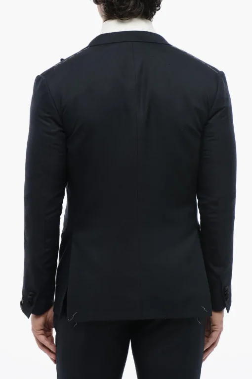 Abito 3 Pezzi CERIMONIA ACADEMY in Seta con Dettagli in Satin>Corneliani Sale