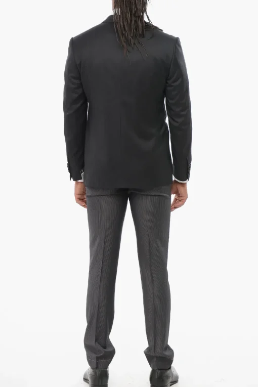 Abito 3 Pezzi CERIMONIA LEADER con Pantaloni Gessati>Corneliani Sale