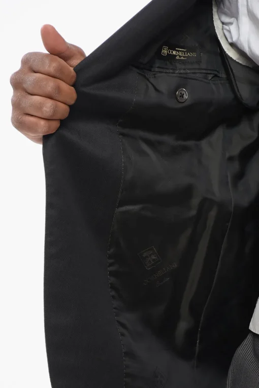 Abito 3 Pezzi CERIMONIA LEADER con Pantaloni Gessati>Corneliani Sale