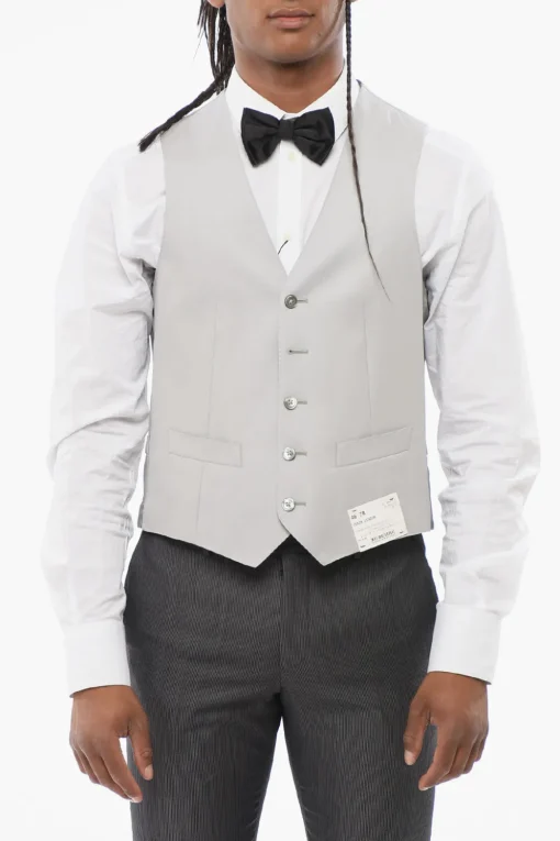 Abito 3 Pezzi CERIMONIA LEADER con Pantaloni Gessati>Corneliani Sale