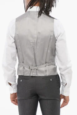 Abito 3 Pezzi CERIMONIA LEADER con Pantaloni Gessati></noscript>Corneliani Sale