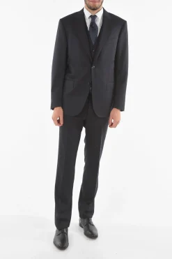 Abito 3 Pezzi LEADER con Tasche ad Aletta>Corneliani Hot