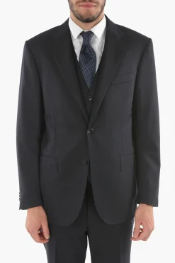 Abito 3 Pezzi LEADER con Tasche ad Aletta>Corneliani Hot