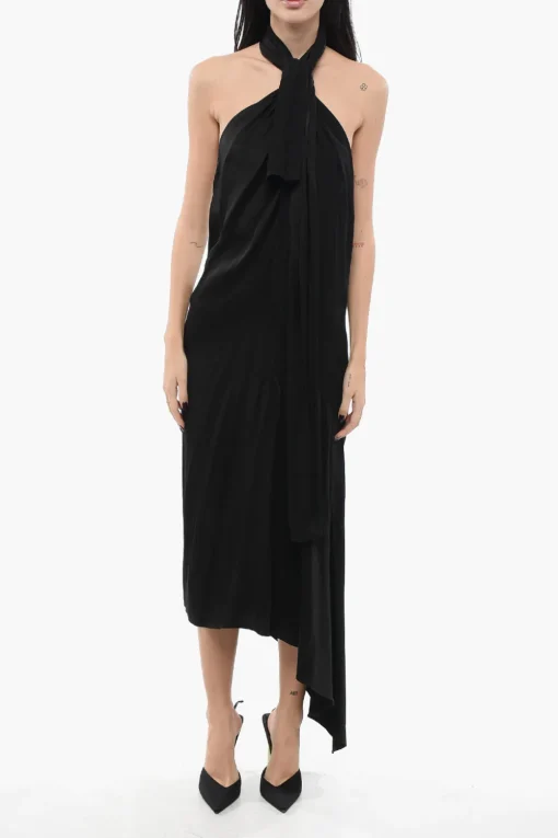 Abito Asimmetrico con Collo Halter>Givenchy New