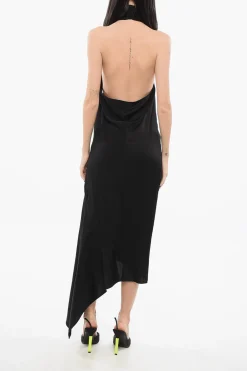 Abito Asimmetrico con Collo Halter>Givenchy New