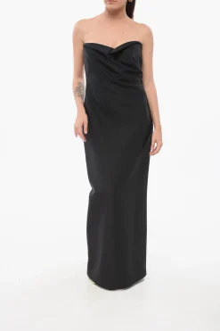Sale Abito Bustier BARDON con Drappeggio Donna Vestiti