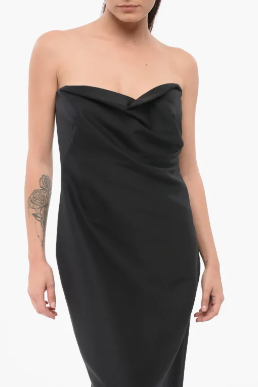 Sale Abito Bustier BARDON con Drappeggio Donna Vestiti