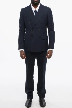 Abito Doppiopetto in Lana Jacquard Motivo Monogram>Gucci Best