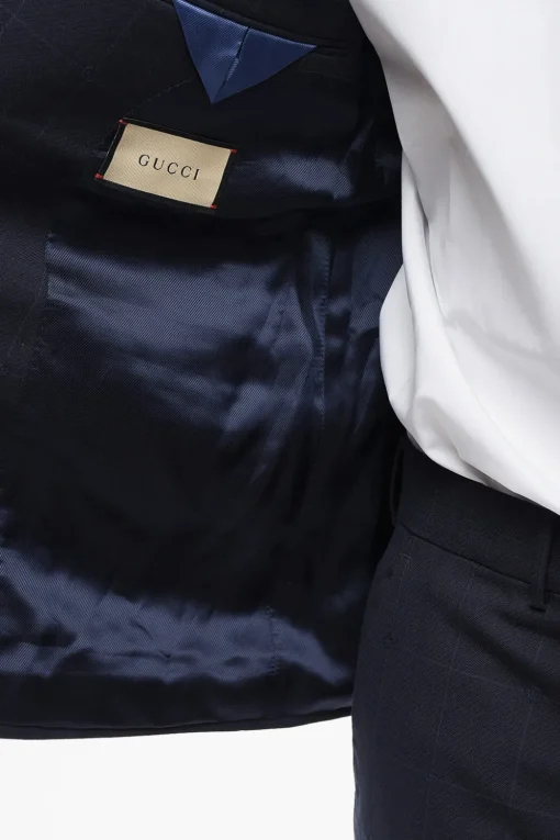 Abito Doppiopetto in Lana Jacquard Motivo Monogram>Gucci Best