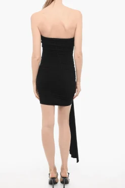 Discount Abito Drappeggiato a Tinta Unita Donna Gonne