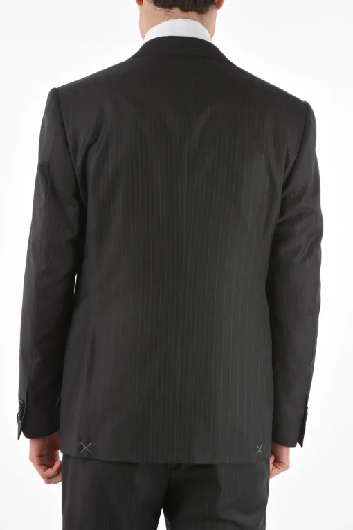 Abito Gessato 2 Pezzi LEADER con Tasche ad Aletta>Corneliani Discount