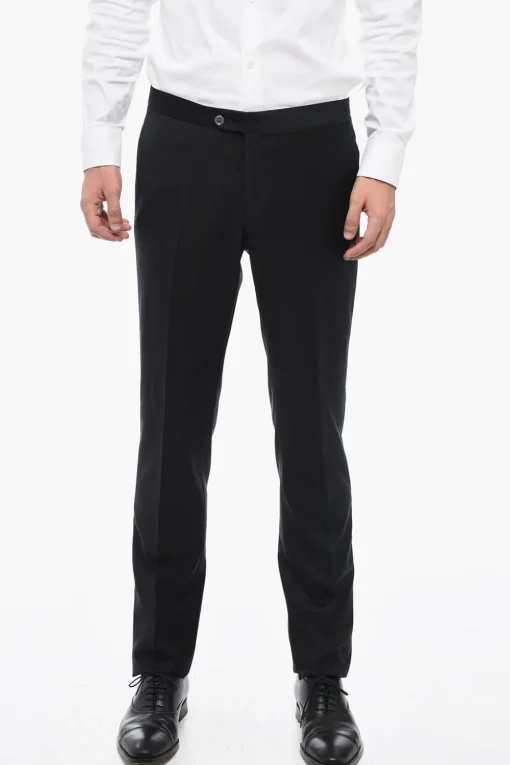Abito in Lana CERIMONIA ACADEMY con Rever a Scialle in Satin>Corneliani Discount