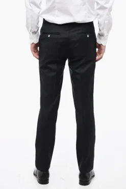 Abito in Lana CERIMONIA ACADEMY con Rever a Scialle in Satin></noscript>Corneliani Discount