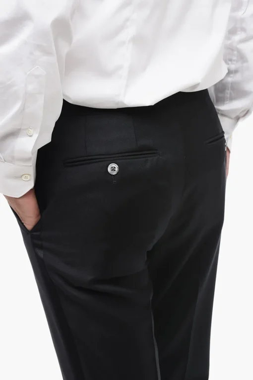 Abito in Lana CERIMONIA ACADEMY con Rever a Scialle in Satin>Corneliani Discount