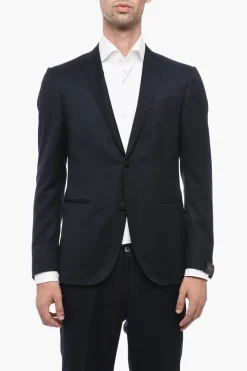 Abito in Lana Vergine CERIMONIA ACADEMY con Rever a Lancia>Corneliani Clearance