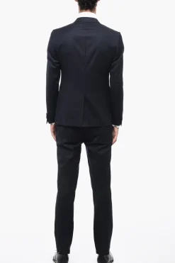 Abito in Lana Vergine CERIMONIA ACADEMY con Rever a Lancia></noscript>Corneliani Clearance