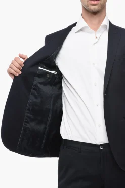 Abito in Lana Vergine CERIMONIA ACADEMY con Rever a Lancia></noscript>Corneliani Clearance