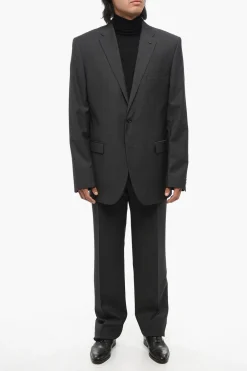 Abito in Lana Vergine con Motivo Micro Poins>Corneliani Hot