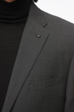 Abito in Lana Vergine con Motivo Micro Poins></noscript>Corneliani Hot