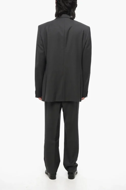 Abito in Lana Vergine con Motivo Micro Poins>Corneliani Hot