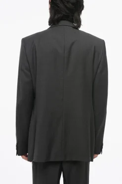 Abito in Lana Vergine con Motivo Micro Poins></noscript>Corneliani Hot