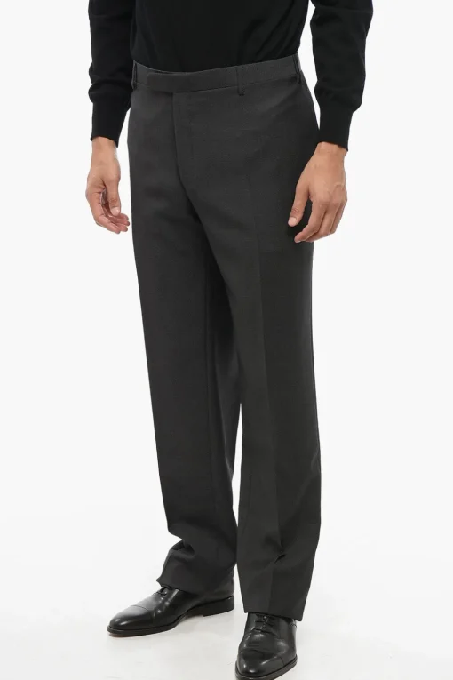 Abito in Lana Vergine con Motivo Micro Poins>Corneliani Hot
