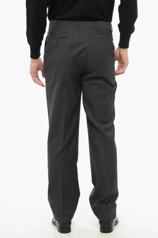 Abito in Lana Vergine con Motivo Micro Poins>Corneliani Hot