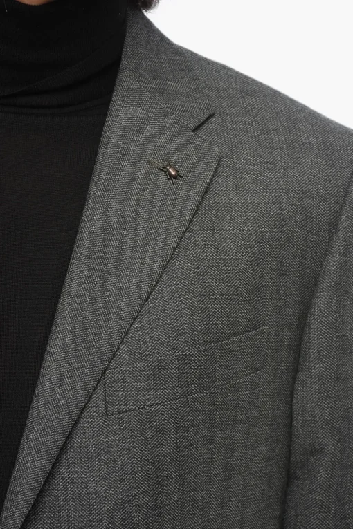 Abito in Lana Vergine con Motivo Spigato>Corneliani Online