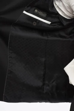 Discount Abito In Lana Vergine con Rever a Lancia in Satin Uomo Completi