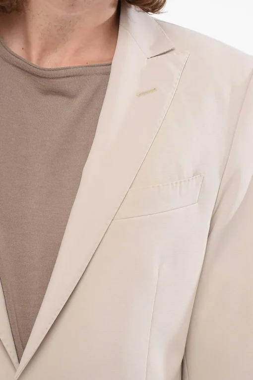Clearance Abito in Lana Vergine con Rever a Lancia Uomo Completi