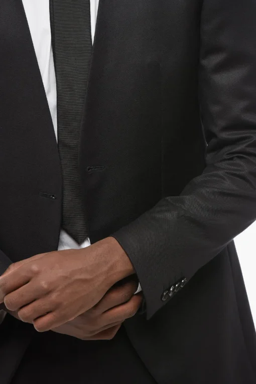 Abito In Misto Lana Con Tasche A Filo>Corneliani Clearance