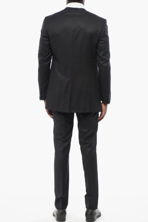 Abito In Misto Lana Con Tasche A Filo>Corneliani Clearance
