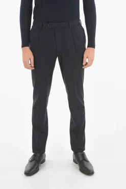 Abito In Misto Lana Sfoderato Monopetto Con Tasche A Toppa></noscript>Corneliani Clearance