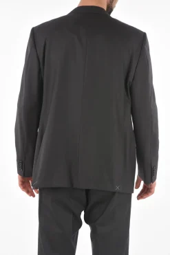 Abito MANTUA in Lana Vergine Extrafine Super 160'S con Tasche con Aletta></noscript>Corneliani Fashion