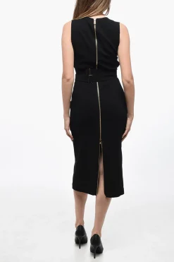 Abito MEDUSA in Crepe con Cintura>Versace New