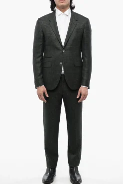 Discount Abito Monopetto in Tessuto Jacquard Uomo Completi